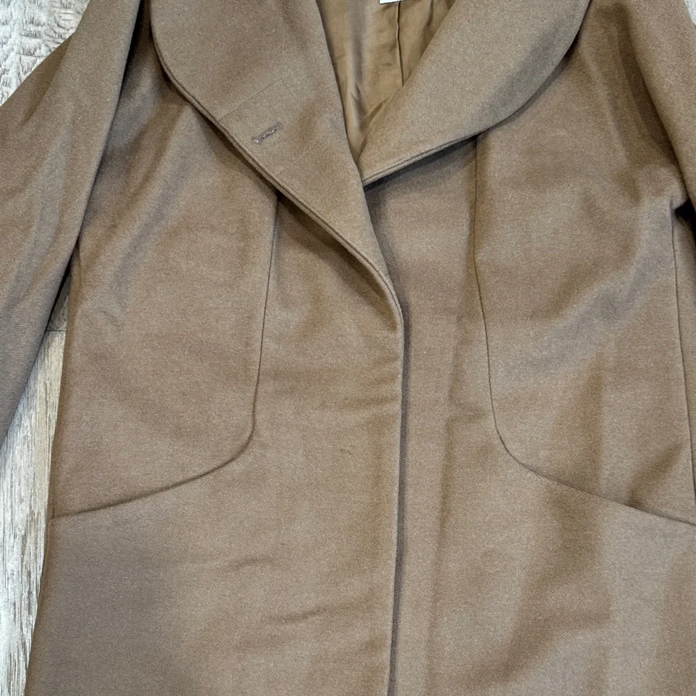 ARITZIA Wilfred Cocoon Wool Cashmere Coat in Camel Size XS - Picture 3 of 13